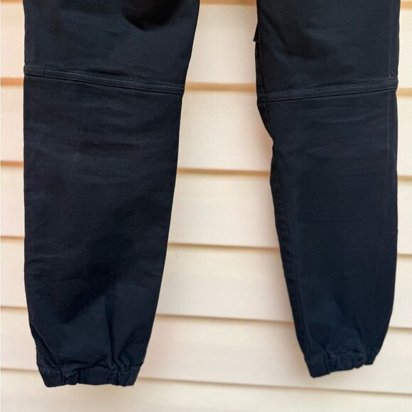 Revolve Nili Lotan Black Cropped Cargo Joggers, Ankle Zippers, Knee Details, 2 - Picture 7 of 13